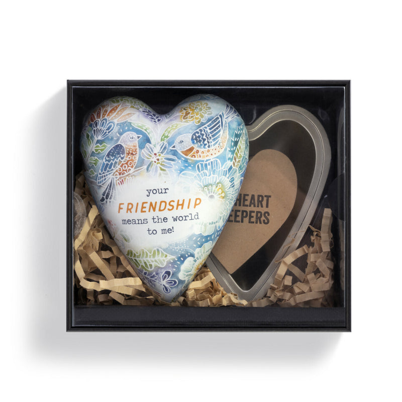 DEMDACO Art Heart Keeper - 4cm/1.5" Your Friendship