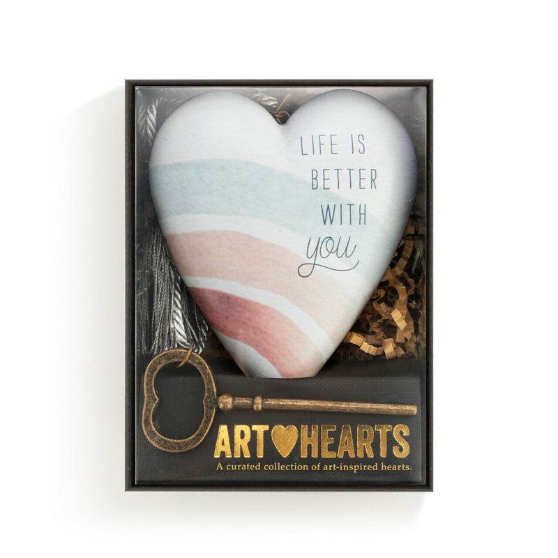 DEMDACO Art Heart - 10cm/4" Better With You