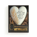 DEMDACO Art Heart - 10cm/4" Guardian Angel