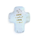 DEMDACO Artful Cross Keeper - 9cm/3.5" Love Is