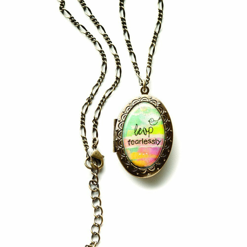 Kelly Rae Roberts Accessories - Leap Fearlessly Picture Locket