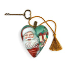 DEMDACO Art Heart - Believe Jolly Santa