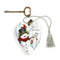 DEMDACO Art Heart - 4cm/1.5" Merry Christmas Snowman