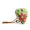 DEMDACO Art Heart - 10cm/4" Poinsettia Merry Christmas