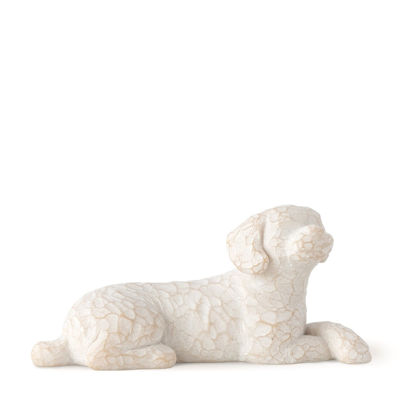 Willow Tree - Love my Dog (small, lying down) - 27790