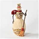 Heartwood Creek - 12cm/4.7" Ivory/Gold Snowman