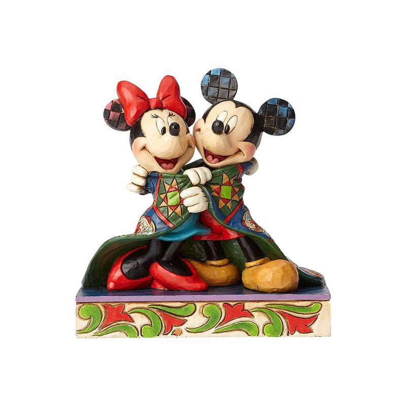 Jim Shore Disney Traditions - Mickey and Minnie - Warm Wishes