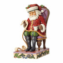 Heartwood Creek - 18cm/7" Santa in Chair With List