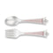 DEMDACO Elegant Charm - Princess Spoon & Fork Keepsake Gift Set