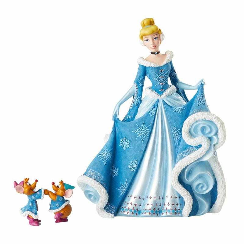 Disney Showcase - 8.46" Couture De Force Holiday Cinderella With Mice