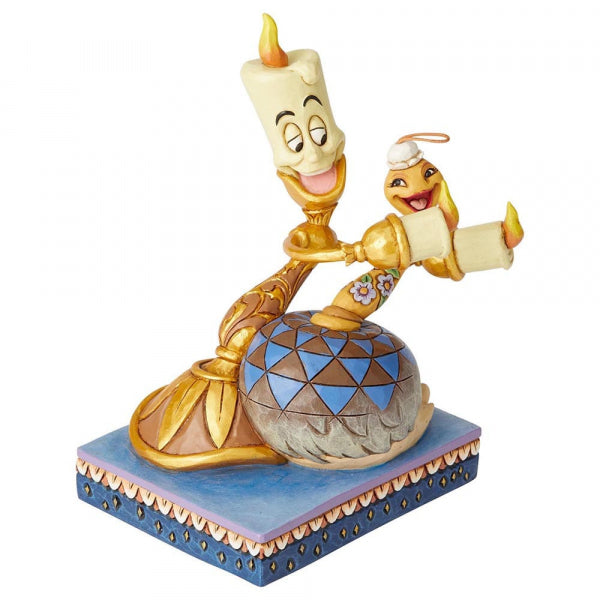 Disney Traditions - Romance by Candlelight (Lumiere and Feather Duster Figurine)