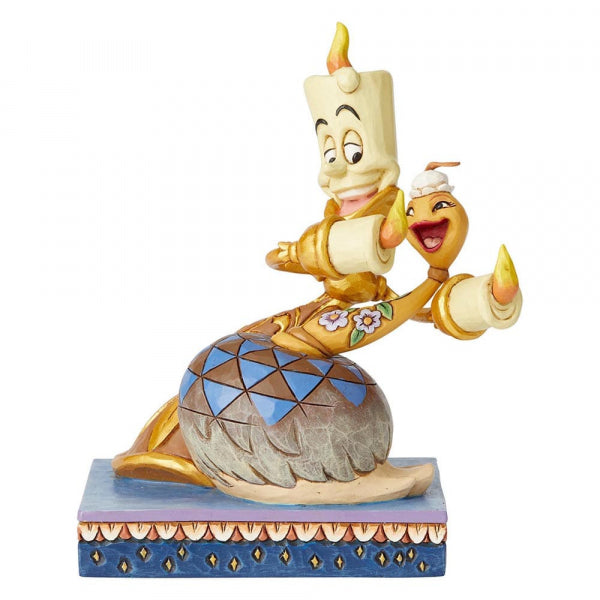 Disney Traditions - Romance by Candlelight (Lumiere and Feather Duster Figurine)