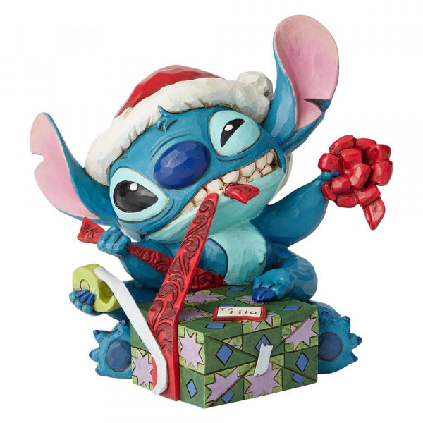 Disney Traditions - Stitch with Santa Hat - Bad Wrap
