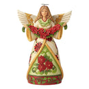 Heartwood Creek by Jim Shore - Angel With Poinsettia Garland