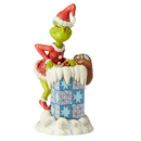 Grinch by Jim Shore - Grinch Climbing in Chimney