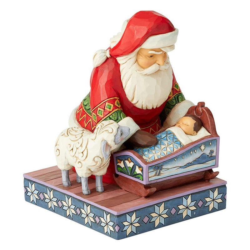 Heartwood Creek - 18.4cm/7.25" Santa With Baby Jesus