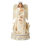 Heartwood Creek - 24.4cm/9.6" Angel with Nativity Scene