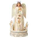 Heartwood Creek - 24.4cm/9.6" Angel with Nativity Scene