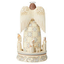 Heartwood Creek - 24.4cm/9.6" Angel with Nativity Scene