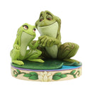 Disney Traditions by Jim Shore - The Princess & The Frog Tiana and Naveen as Frogs - Amorous Amphibians