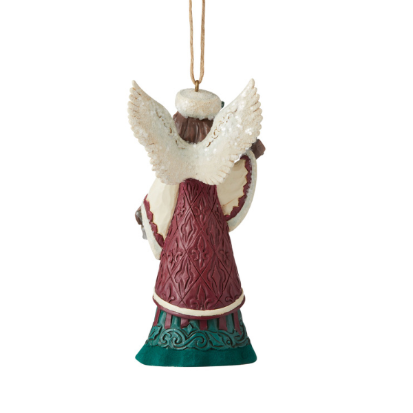 Heartwood Creek Hanging Ornament - 11.4cm/4.5" Angel with Hand Bell HO