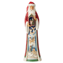 Heartwood Creek by Jim Shore - Tall Santa Holding Stable