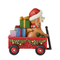Country Living - 14cm/5.5" Christmas Dog in Wagon