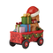 Country Living - 14cm/5.5" Christmas Dog in Wagon