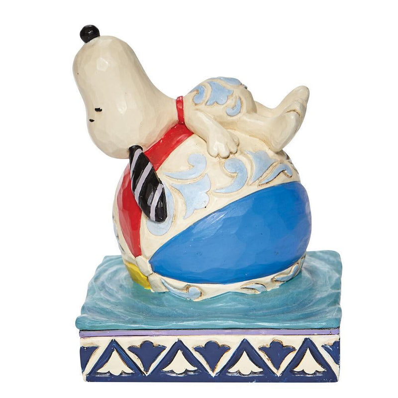 Peanuts by Jim Shore - 11.75cm/4.625" Snoopy On Beach Ball