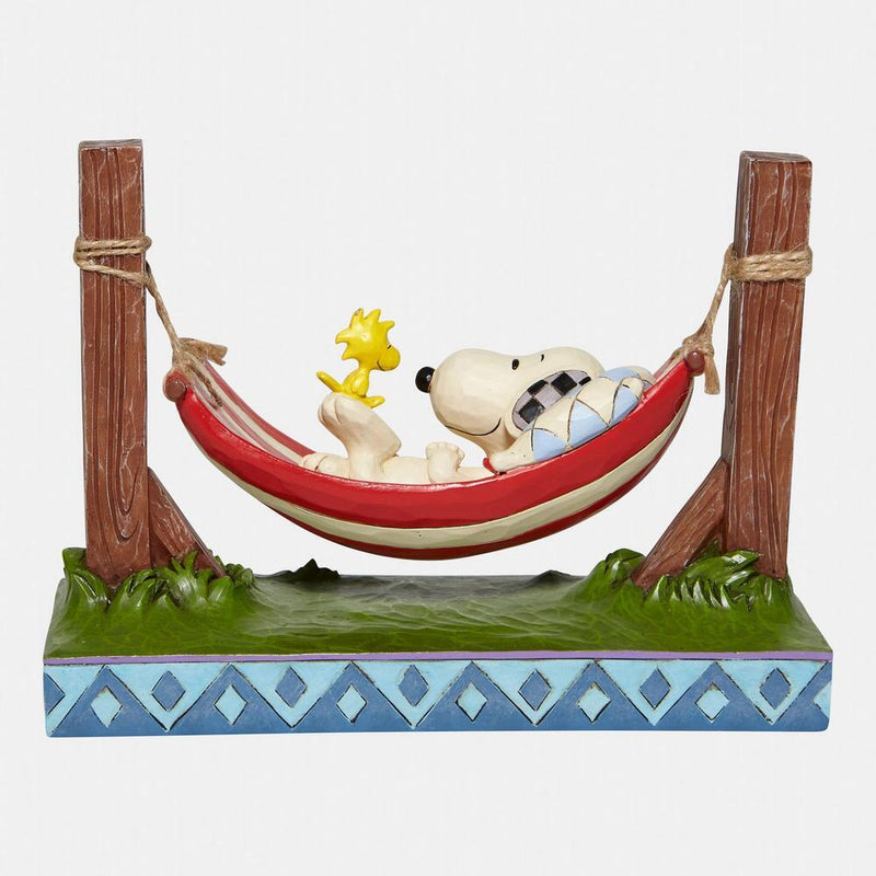 Peanuts by Jim Shore - Snoopy and Woodstock in Hammock