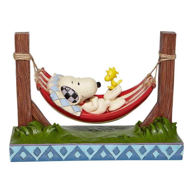 Peanuts by Jim Shore - Snoopy and Woodstock in Hammock