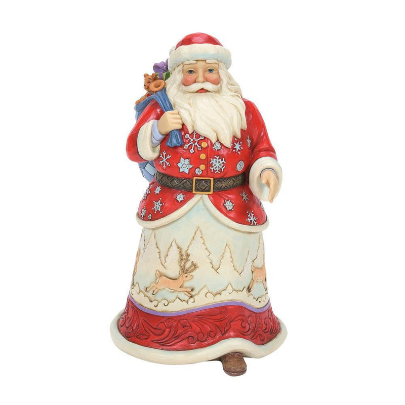 Heartwood Creek - 21cm Santa with Toy Bag Over Shoulder