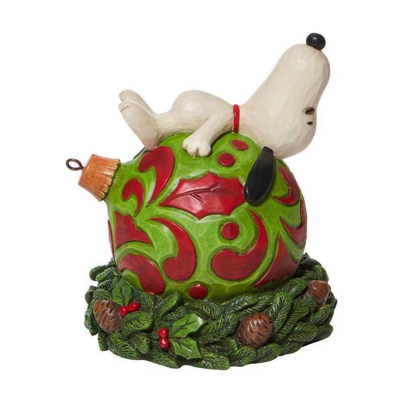 Peanuts by Jim Shore - 13cm/5.125" Snoopy Laying On Ornament
