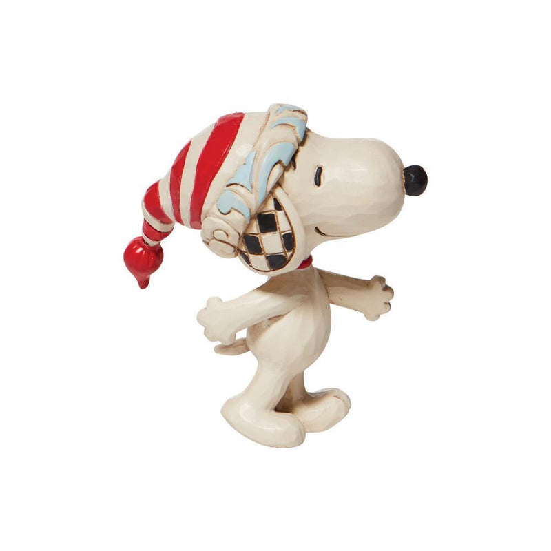 Peanuts by Jim Shore - Mini Snoopy With Red & White Hat