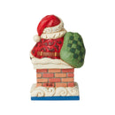 Heartwood Creek - 9.8cm Santa In Chimney