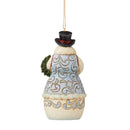 Heartwood Creek - 12cm Snowman with Wreath HO