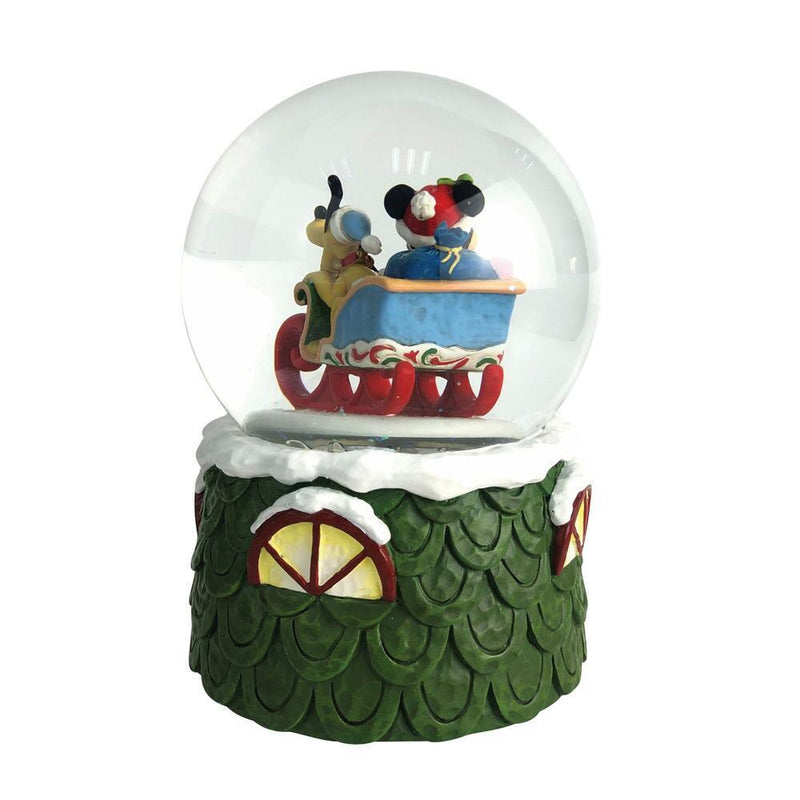 Disney Traditions - Mickey & Pluto 120mm Musical Waterball