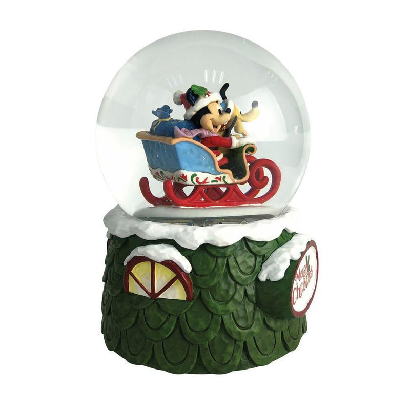 Disney Traditions - Mickey & Pluto 120mm Musical Waterball