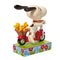 Peanuts by Jim Shore - 16cm/6.3" Snoopy & Woodstock on Scooter