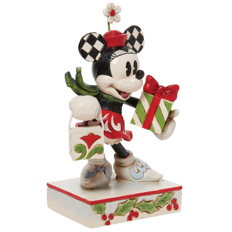 Disney Traditions - Minnie With Bag & Gift