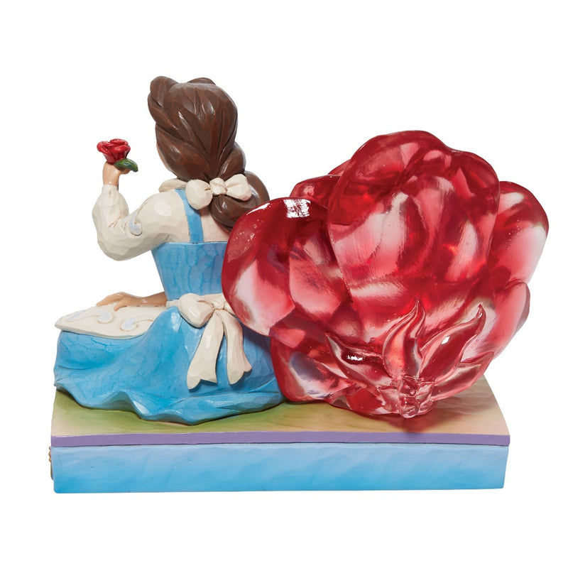 Disney Traditions - Belle With Clear Rose