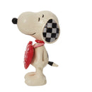 Peanuts by Jim Shore - Snoopy Wearing Heart Sign