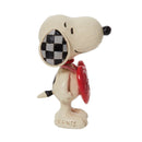 Peanuts by Jim Shore - Snoopy Wearing Heart Sign
