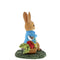 Beatrix Potter Miniature Figurine - Peter Rabbit With Basket