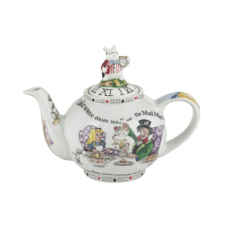 Cardew Design - Alice In Wonderland 2-Cup - 18oz Teapot with Rabbit Lid