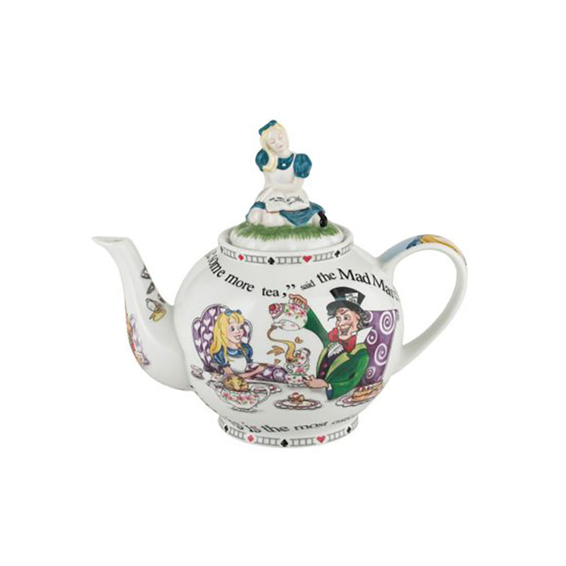 Cardew Design - Alice In Wonderland 6-Cup, 48oz Teapot with Alice Lid