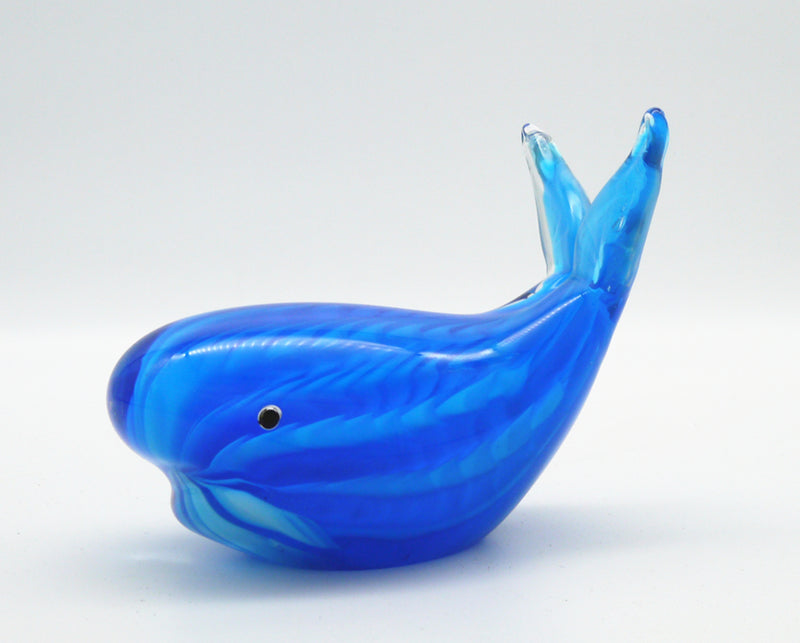 Coloured Glass - Whale Balena