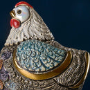 De Rosa The Families Collection shop from Bella Casa Gift, photo from side, a detailed portrayal of a hen.
