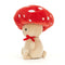 Jellycat Fun-Guy Robbie - a red mushroom