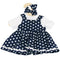 Hopscotch Collectibles Dolls Clothes – Navy Polka-Dot